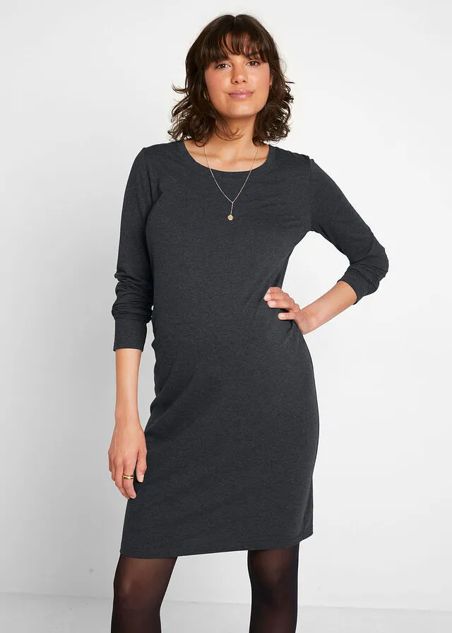 VESTIDO PREMAMá (2 UNIDADES) ANTRACITA JASPEADONEGRO