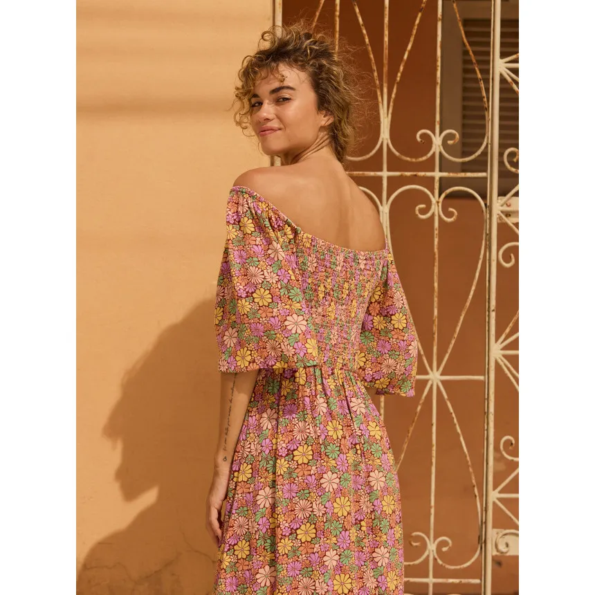 Vestido Roxy Tropical Sunshine Para Mujer