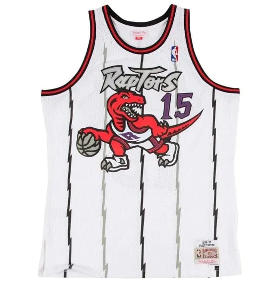 VINCE CARTER TORONTO RAPTORS 9899 WHITE RETRO SWINGMAN
