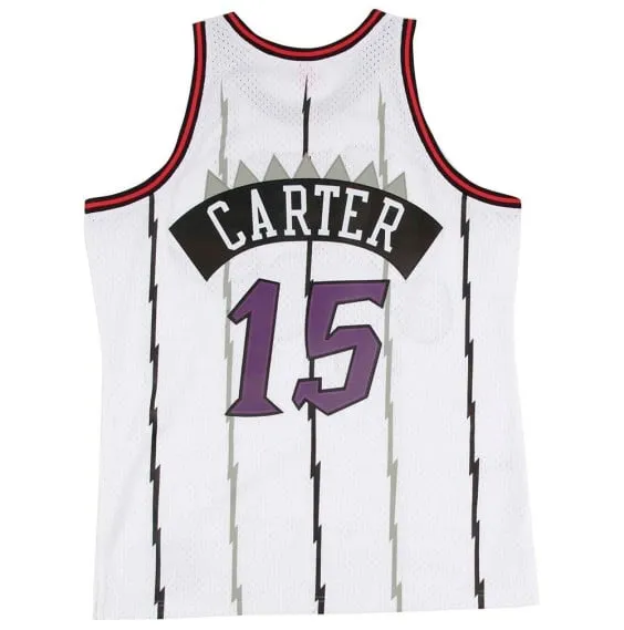 VINCE CARTER TORONTO RAPTORS 9899 WHITE RETRO SWINGMAN