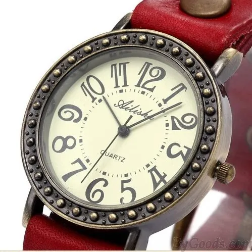 Vintage Punk Style Retro Leather Watch