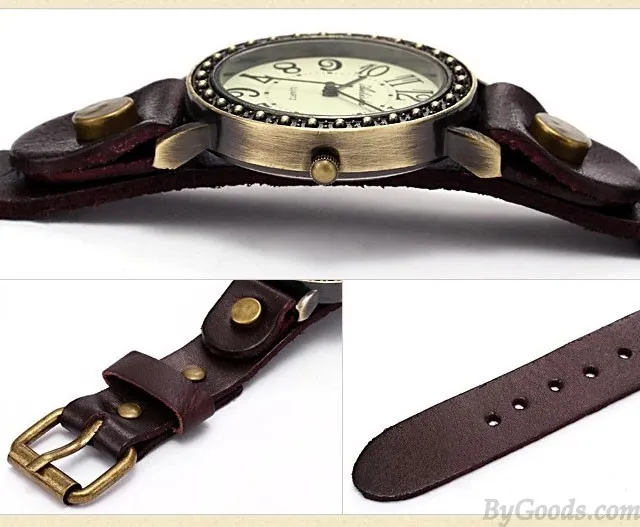 Vintage Punk Style Retro Leather Watch