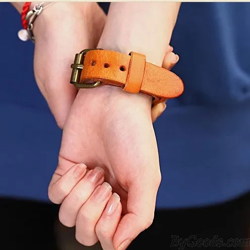 Vintage Punk Style Retro Leather Watch