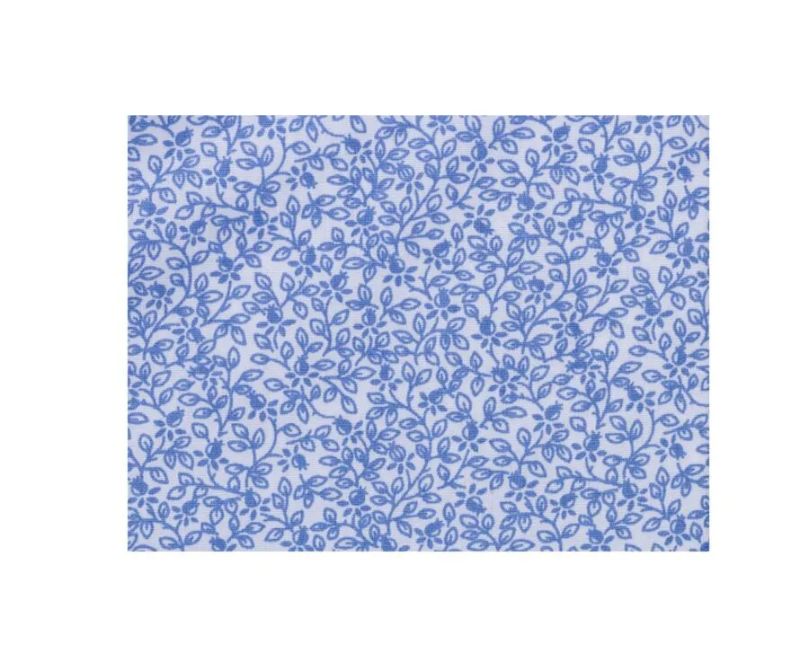 WHITE & BLUE PRINTED SHIRT  ULDÉRIC