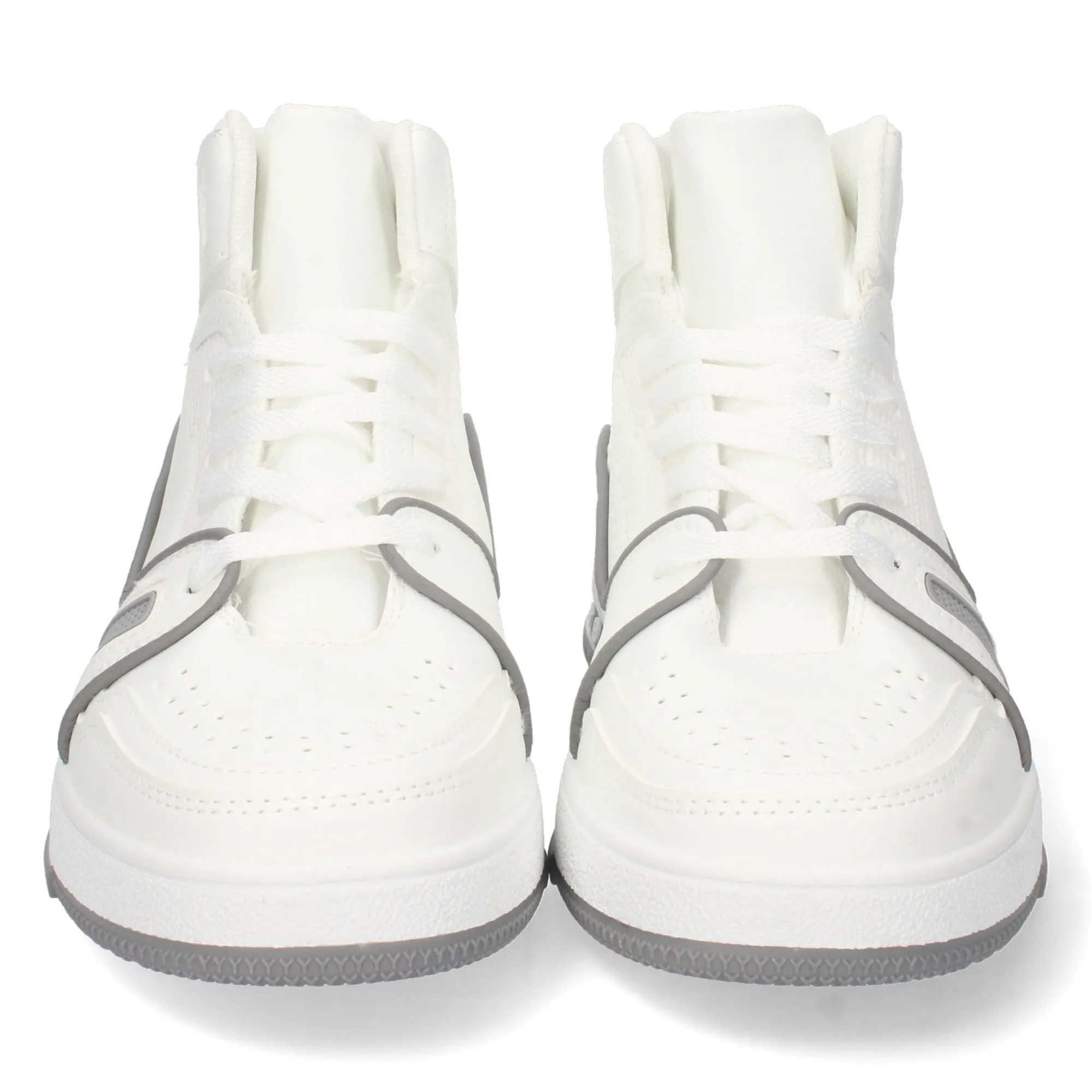 Zapatillas abotinadas hombre color blanco
