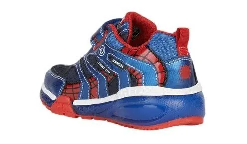 Zapatillas Geox Marvel Spider man sneakers Geox con luces azul y rojo