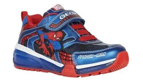 Zapatillas Geox Marvel Spider man sneakers Geox con luces azul y rojo