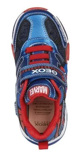 Zapatillas Geox Marvel Spider man sneakers Geox con luces azul y rojo