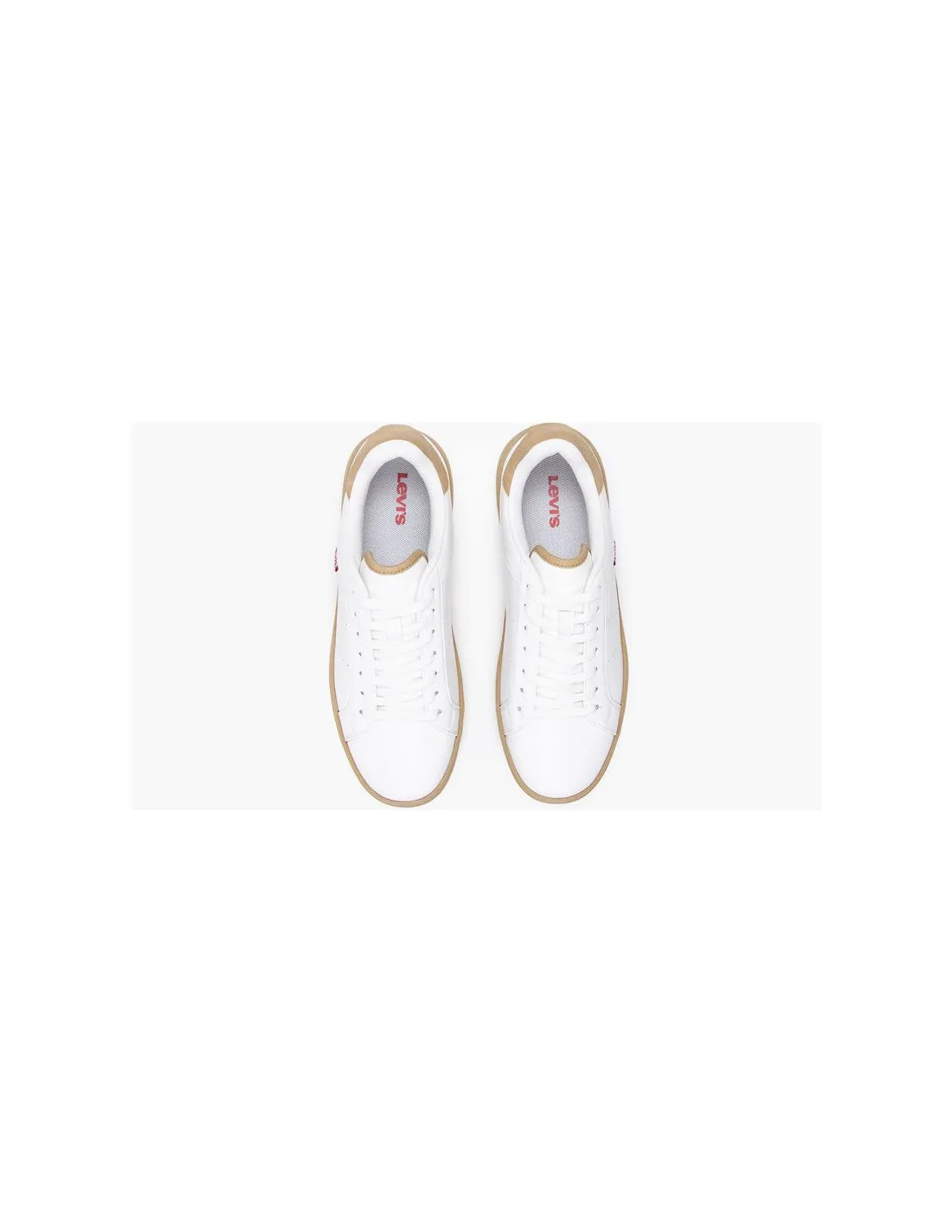 Zapatillas Levis Piper Hombre Blanco