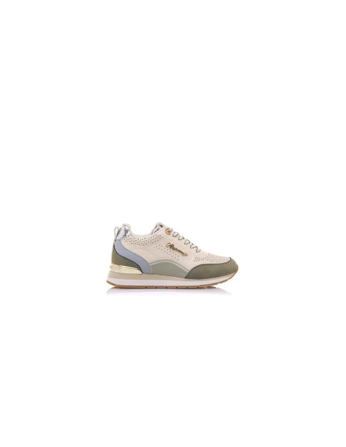 Zapatillas Mariamare Suede Kaky Plata