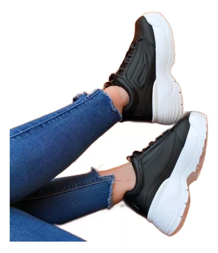 Zapatillas Mujer Con Plataforma  M318