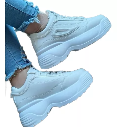 Zapatillas Mujer Con Plataforma   M319