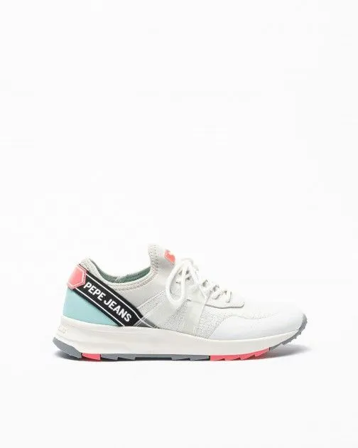 Zapatillas Pepe Jeans London Joy Tech Summer Blanco