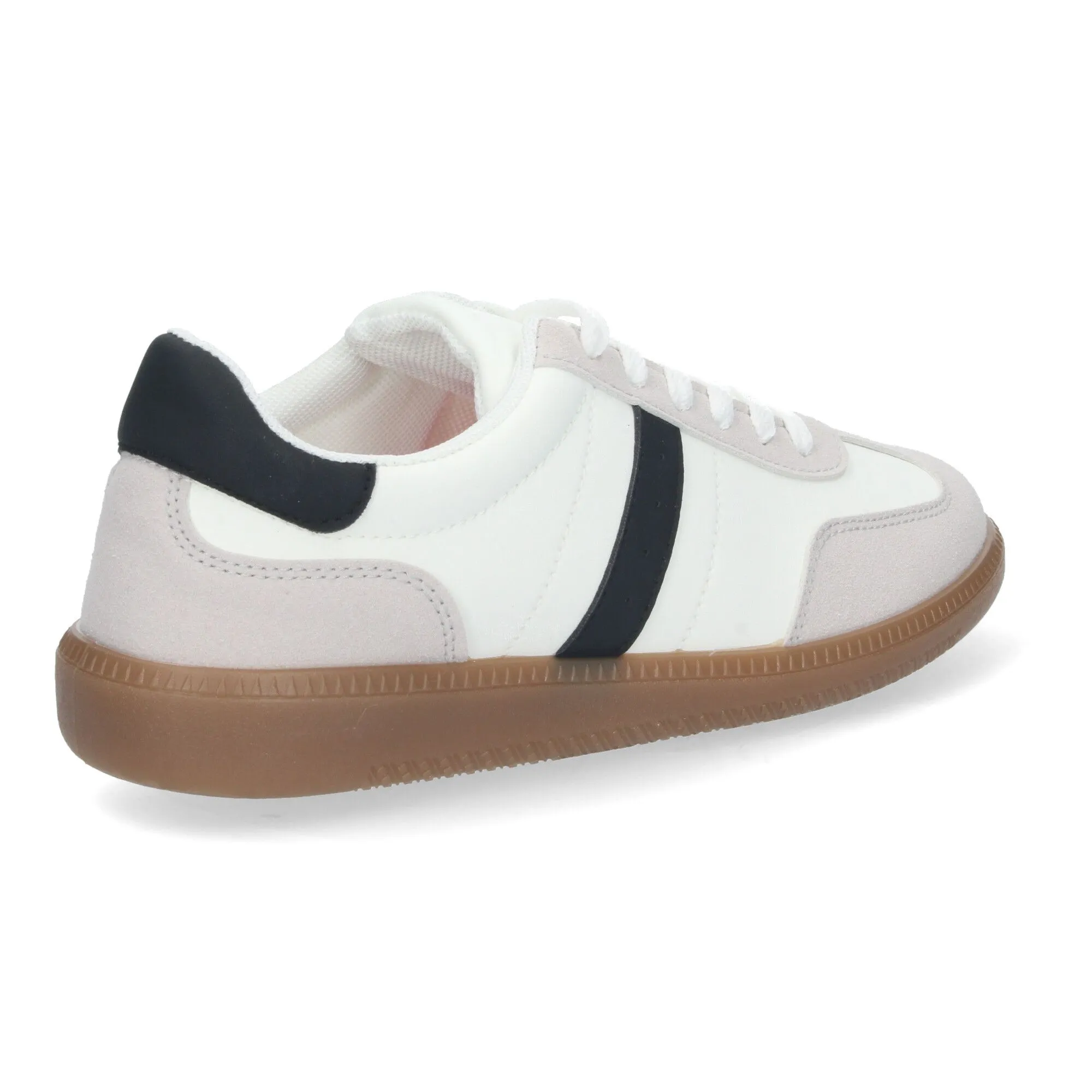 Zapatillas planas cómodas para mujer color blanco EV321