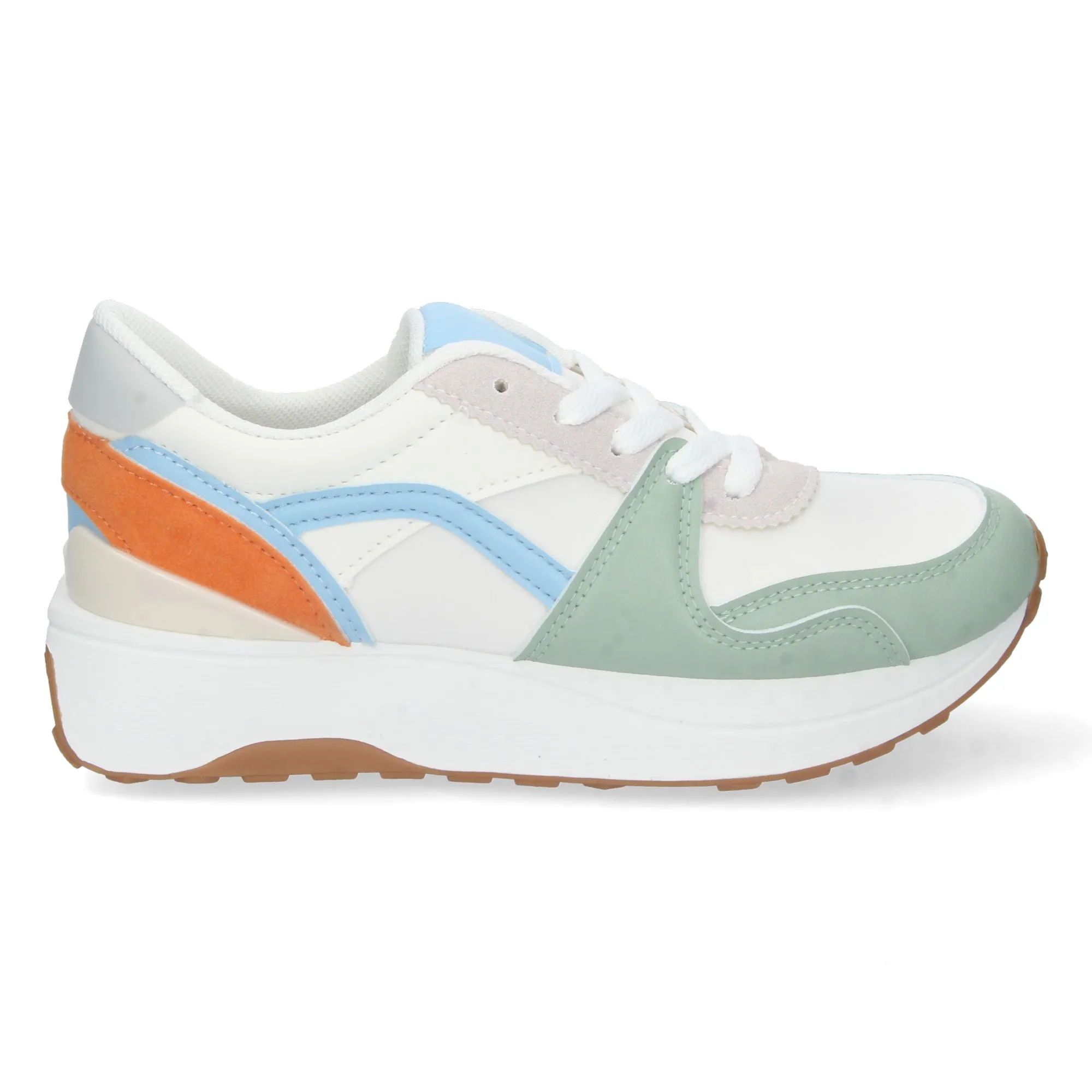Zapatillas planas de lazos para mujer color blanco