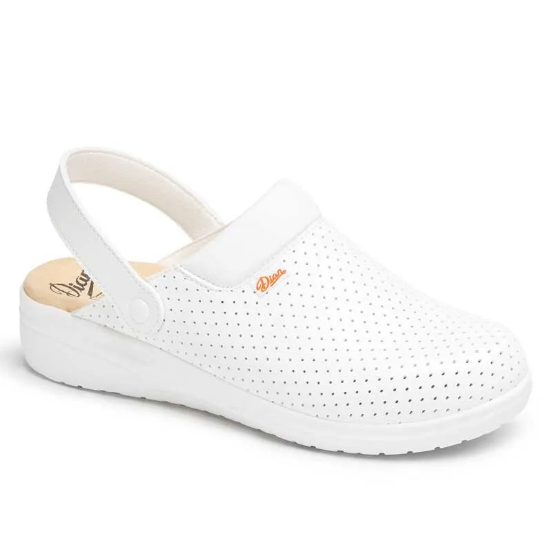 ZUECO SANITARIO MAR PICADO BLANCO  DIAN