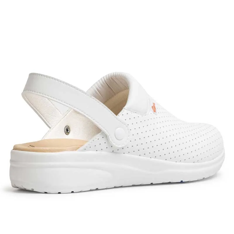 ZUECO SANITARIO MAR PICADO BLANCO  DIAN